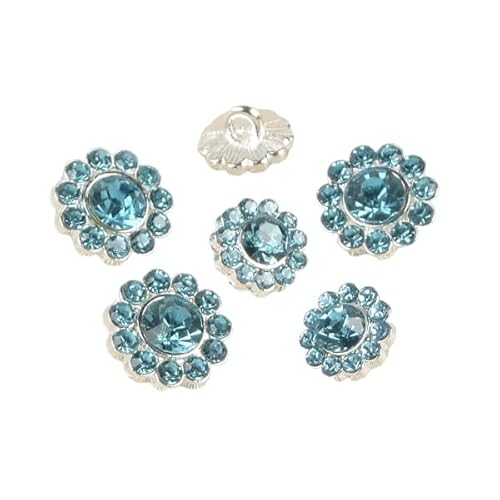 Knopf Strass Türkis – Größe 15 mm Knopf Strass Türkis – Größe 15 mm von MYMERCERIE