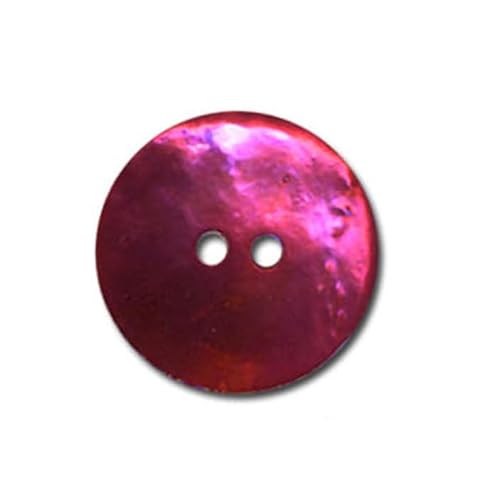 MYMERCERIE 3 Stück Knöpfe aus Perlmutt, Farbe Fuchsia, Größe 15 mm MYMERCERIE 3 Stück Knöpfe aus Perlmutt, Farbe Fuchsia, Größe 15 mm von MYMERCERIE