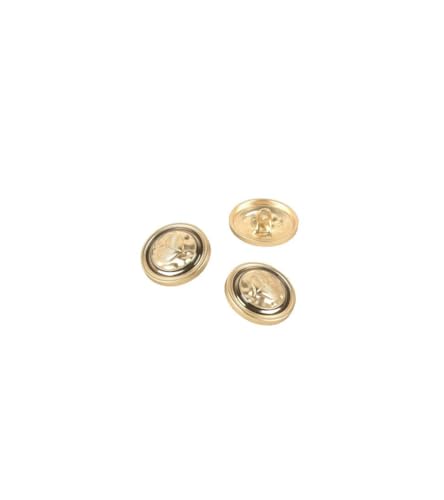MYMERCERIE 3 Stück Metallknöpfe Herz Gold 23 mm MYMERCERIE 3 Stück Metallknöpfe Herz Gold 23 mm von MYMERCERIE