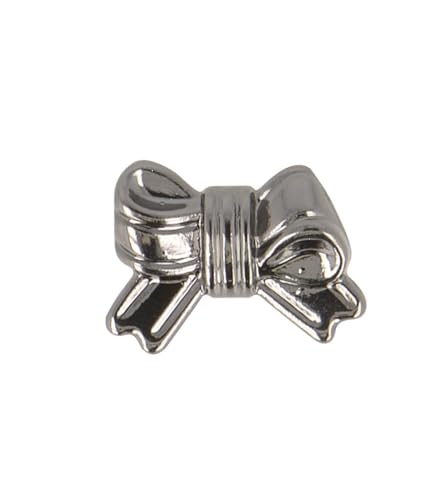 MYMERCERIE 3 Stück Mini-Schleife, 15 mm, Dunkelgrau MYMERCERIE 3 Stück Mini-Schleife, 15 mm, Dunkelgrau von MYMERCERIE