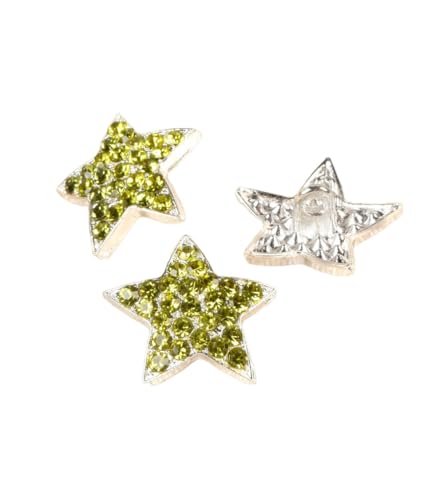 MYMERCERIE 3 Stück Sternknöpfe Strass Grün 19 mm MYMERCERIE 3 Stück Sternknöpfe Strass Grün 19 mm von MYMERCERIE