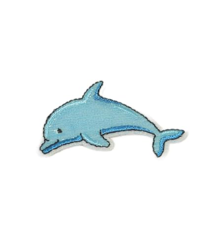 MYMERCERIE Aufnäher zum Aufbügeln, Delfin, Pailletten, 3,5 cm x 5,5 cm MYMERCERIE Aufnäher zum Aufbügeln, Delfin, Pailletten, 3,5 cm x 5,5 cm von MYMERCERIE