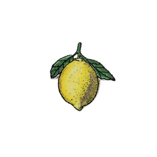 MYMERCERIE Aufnäher zum Aufbügeln, 3 Stück, Zitronengarten, 3 cm x 3 cm von MYMERCERIE