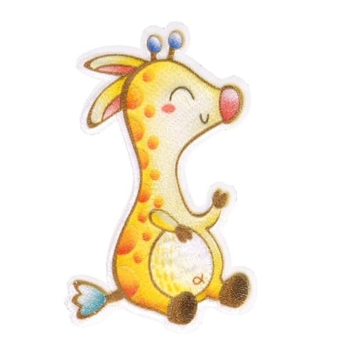MYMERCERIE Aufnäher zum Aufbügeln, Animal Mignon Giraffe, 6 x 4 cm, 3 Stück von MYMERCERIE
