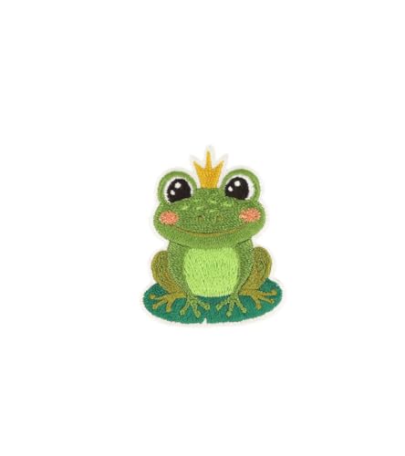MYMERCERIE Aufnäher zum Aufbügeln, Frosch, 3,8 cm x 4,7 cm von MYMERCERIE