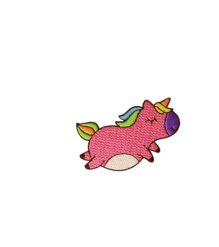 MYMERCERIE Aufnäher zum Aufbügeln, Motiv: kleine lustige Motive, 5,4 cm x 5,1 cm, Einhorn, 3 Stück MYMERCERIE Aufnäher zum Aufbügeln, Motiv: kleine lustige Motive, 5,4 cm x 5,1 cm, Einhorn, 3 Stück von MYMERCERIE