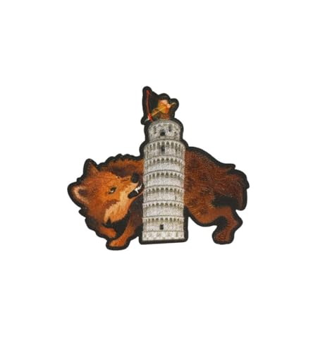 MYMERCERIE Aufnäher zum Aufbügeln, Tiere und Sehenswürdigkeiten, Wolf, 6,1 cm x 5,4 cm von MYMERCERIE