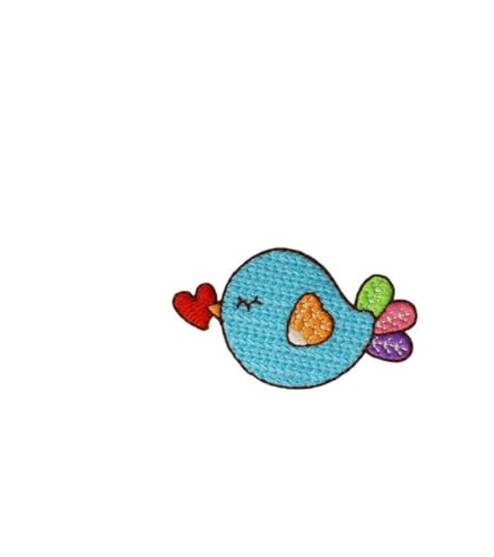 MYMERCERIE Aufnäher zum Aufbügeln, kleine lustige Motive, 5,5 cm x 3,5 cm, Vogel MYMERCERIE Aufnäher zum Aufbügeln, kleine lustige Motive, 5,5 cm x 3,5 cm, Vogel von MYMERCERIE