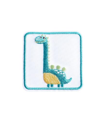 MYMERCERIE Aufnäher zum Aufbügeln, niedliche Tiere, Dinosaurier, 5 cm x 5 cm von MYMERCERIE