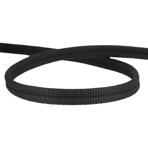 MYMERCERIE Doppelte Kordel, 9 mm, Schwarz, Meterware MYMERCERIE Doppelte Kordel, 9 mm, Schwarz, Meterware von MYMERCERIE