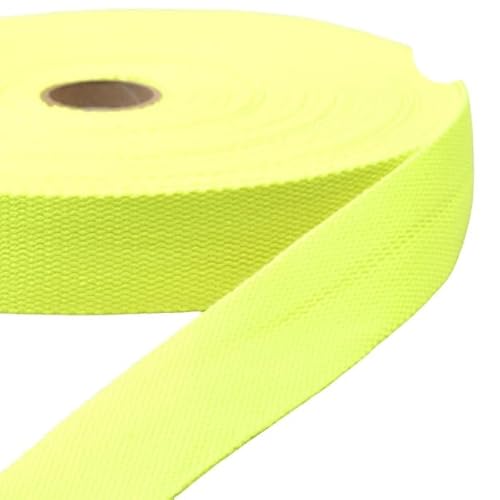 MYMERCERIE Gurtband, Neongelb, Meterware – Größe 20 mm MYMERCERIE Gurtband, Neongelb, Meterware – Größe 20 mm von MYMERCERIE