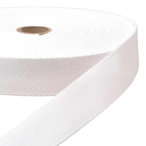 MYMERCERIE Gurtband, weiß, Meterware – Größe 30 mm MYMERCERIE Gurtband, weiß, Meterware – Größe 30 mm von MYMERCERIE