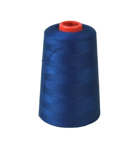 MYMERCERIE Kegelfäden, Polyester, 5000 Yards/4572 m, hochwertig, Blau MYMERCERIE Kegelfäden, Polyester, 5000 Yards/4572 m, hochwertig, Blau von MYMERCERIE