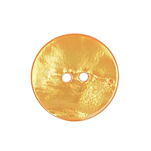 MYMERCERIE Perlmutt-Knöpfe, rund, Senfgelb, 22 mm, 6 Stück MYMERCERIE Perlmutt-Knöpfe, rund, Senfgelb, 22 mm, 6 Stück von MYMERCERIE
