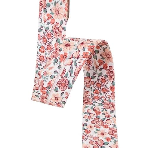 MYMERCERIE Schrägband Blumen Stoff Gots Altrosa 20 mm Meterware von MYMERCERIE