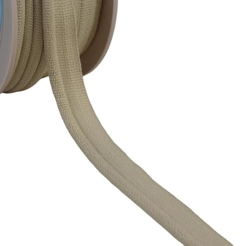 MYMERCERIE Spule, 20 m, Paspelierung, Kordel 5 mm, Grau von MYMERCERIE