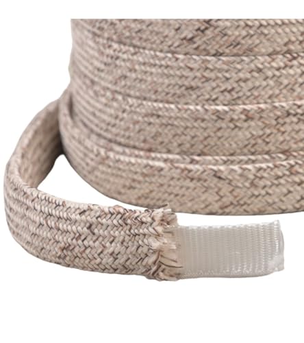 MYMERCERIE Spule, 20 m, geflochten, meliert, für Beutelgriffe, 16 mm, naturfarben von MYMERCERIE