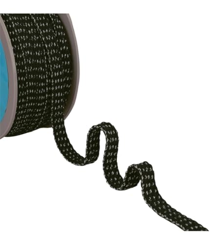 MYMERCERIE Spule, 25 m, zweifarbig, 13 mm, Schwarz von MYMERCERIE