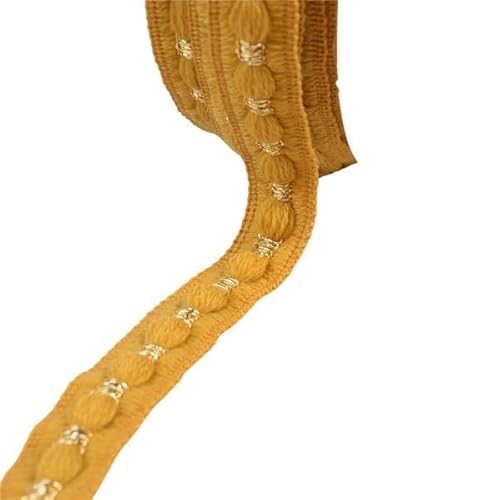 MYMERCERIE Wollborte, 20 mm, Senfgelb, Meterware MYMERCERIE Wollborte, 20 mm, Senfgelb, Meterware von MYMERCERIE