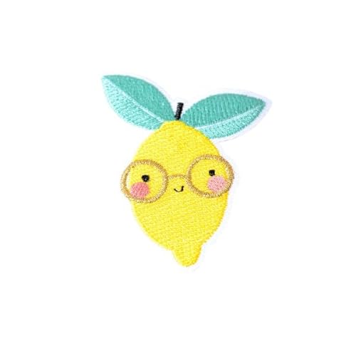 MYMERCERIE Zitronentier-Aufnäher zum Aufbügeln, 5,8 cm x 4,5 cm von MYMERCERIE