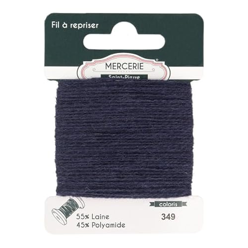 MYMERCERY Set mit 3 Garnen zum Nähen, 15 m, Marineblau MYMERCERY Set mit 3 Garnen zum Nähen, 15 m, Marineblau von MYMERCERIE