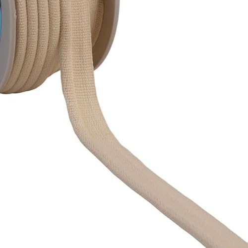 Spule 20 m Kederband, 5 mm, naturfarben Spule 20 m Kederband, 5 mm, naturfarben von MYMERCERIE
