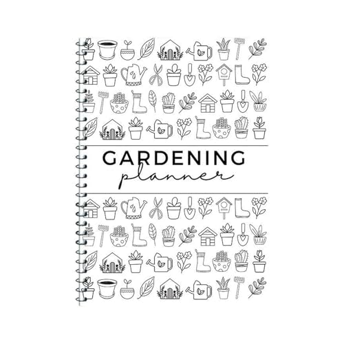 Gartenplaner 28,5x21cm - Wachstums-Tracking, Pflegeprotokolle & Reminder - Handgezeichnetes Design - for Anfänger/Experten von MYOLIO