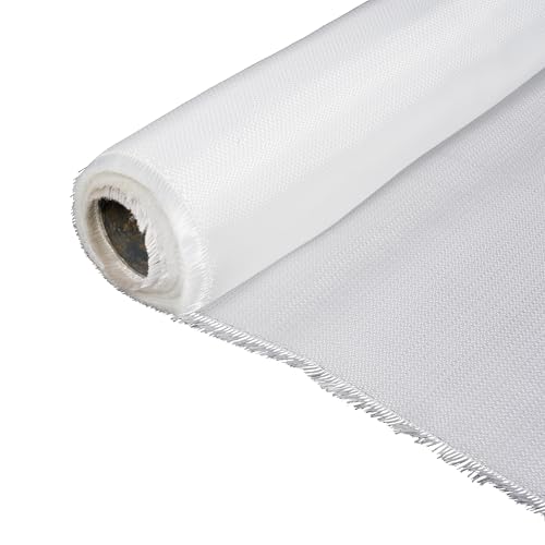 MYOYAY Glasfasertapete für Epoxidharz and Polyester Resin zur Verstärkung, 10M x 1M Universal Glasfasergewebe Rolle Grob Glasfasermatte Glasfaser Reinforcement Laminat für Boot Pool Wanne MYOYAY Glasfasertapete für Epoxidharz and Polyester Resin zur Verstärkung, 10M x 1M Universal Glasfasergewebe Rolle Grob Glasfasermatte Glasfaser Reinforcement Laminat für Boot Pool Wanne von MYOYAY