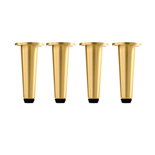 MYRDBT Tischbein, Möbelfüße, Möbelbeine, Schrankbeine, Stützbeine, Badezimmerschrankbeine, Tischbeine, reines Kupfer, DIY-Ersatzfüße, Hardware-Zubehör, Goldgelb, EIN Satz von Vier MYRDBT Tischbein, Möbelfüße, Möbelbeine, Schrankbeine, Stützbeine, Badezimmerschrankbeine, Tischbeine, reines Kupfer, DIY-Ersatzfüße, Hardware-Zubehör, Goldgelb, EIN Satz von Vier von MYRDBT