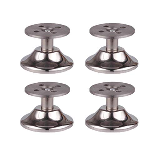 MYRDBT Tischbein, Möbelfüße, Möbelbeine Metall-Tischbeine Möbelfüße Edelstahlfüße Ersatz-Möbelerhöhungen Beine Couchbeine Sofa Schreibtischbeine Bettschrankerhöhungen 4 Stück, Silber MYRDBT Tischbein, Möbelfüße, Möbelbeine Metall-Tischbeine Möbelfüße Edelstahlfüße Ersatz-Möbelerhöhungen Beine Couchbeine Sofa Schreibtischbeine Bettschrankerhöhungen 4 Stück, Silber von MYRDBT