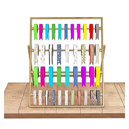 Schrankstange Kleiderstange, Schreibtisch-Band-Organizer-Ständer für Geschenkartikel/Bastelräume, 4-lagiger Metall-Präsentationsständer für Einzelhandelsgeschäfte – Geschenkpapier/Bastelartikel, abne Schrankstange Kleiderstange, Schreibtisch-Band-Organizer-Ständer für Geschenkartikel/Bastelräume, 4-lagiger Metall-Präsentationsständer für Einzelhandelsgeschäfte – Geschenkpapier/Bastelartikel, abne von MYRDBT
