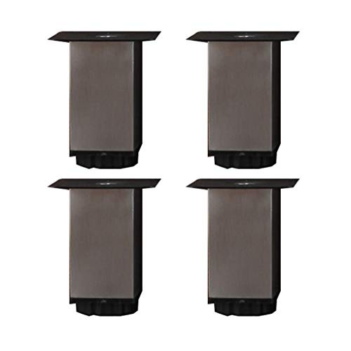 Tischbein, Möbelfüße, Möbelbeine, verstellbare Tischbeine aus Metall, Möbelfüße, Füße aus Edelstahl, quadratische Ersatz-Möbelerhöhungen, Beine für Couch, Sofa, Schreibtisch, Beine für Bett, Schränke Tischbein, Möbelfüße, Möbelbeine, verstellbare Tischbeine aus Metall, Möbelfüße, Füße aus Edelstahl, quadratische Ersatz-Möbelerhöhungen, Beine für Couch, Sofa, Schreibtisch, Beine für Bett, Schränke von MYRDBT