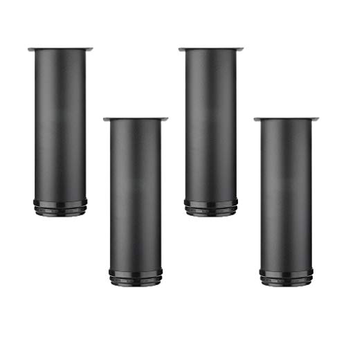 Tischbein, Möbelfüße, Möbelbeine, verstellbare Tischbeine aus Metall, Möbelfüße, rund, Ersatz-Möbelerhöhungen, Beine für Couch, Sofa, Schreibtisch, Beine für Bett, Schränke, Erhöhungen, 4 Stück Tischbein, Möbelfüße, Möbelbeine, verstellbare Tischbeine aus Metall, Möbelfüße, rund, Ersatz-Möbelerhöhungen, Beine für Couch, Sofa, Schreibtisch, Beine für Bett, Schränke, Erhöhungen, 4 Stück von MYRDBT