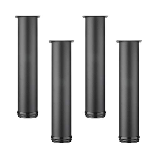 Tischbein, Möbelfüße, Möbelbeine, verstellbare Tischbeine aus Metall, Möbelfüße, rund, Ersatz-Möbelerhöhungen, Beine für Couch, Sofa, Schreibtisch, Beine für Bett, Schränke, Erhöhungen, 4 Stück Tischbein, Möbelfüße, Möbelbeine, verstellbare Tischbeine aus Metall, Möbelfüße, rund, Ersatz-Möbelerhöhungen, Beine für Couch, Sofa, Schreibtisch, Beine für Bett, Schränke, Erhöhungen, 4 Stück von MYRDBT