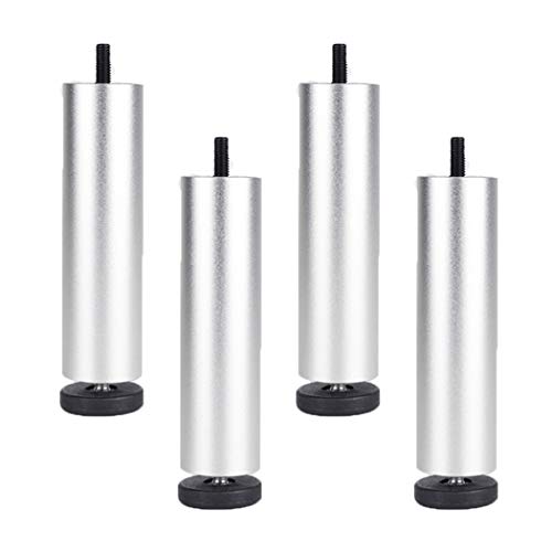Tischbein, Möbelfüße, Möbelbeine, verstellbare Tischbeine aus Metall, Möbelfüße aus Aluminiumlegierung, rund, Ersatz-Möbelerhöhungen für Couch, Sofa, Schreibtischbeine, Bettschränke, Erhöhungen, 4 St Tischbein, Möbelfüße, Möbelbeine, verstellbare Tischbeine aus Metall, Möbelfüße aus Aluminiumlegierung, rund, Ersatz-Möbelerhöhungen für Couch, Sofa, Schreibtischbeine, Bettschränke, Erhöhungen, 4 St von MYRDBT