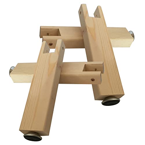 Tischbein, Möbelfüße, Möbelbeine Verstellbare Bettfüße aus Massivholz Abstufungsfähige Rahmenbeine Holzfarbe Bettunterstützungszubehör Bettunterfüße Bettrahmenbalkenfüße für verstärkte Basis, anpassb Tischbein, Möbelfüße, Möbelbeine Verstellbare Bettfüße aus Massivholz Abstufungsfähige Rahmenbeine Holzfarbe Bettunterstützungszubehör Bettunterfüße Bettrahmenbalkenfüße für verstärkte Basis, anpassb von MYRDBT