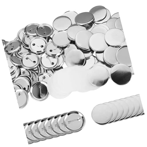 100 Sätze Metall Buttonrohlinge Sicherheitsnadel - 58mm -Abzeichenherstellung Zubehör für Buttonmaschine 100 Sätze Metall Buttonrohlinge Sicherheitsnadel - 58mm -Abzeichenherstellung Zubehör für Buttonmaschine von MYSUNBAR