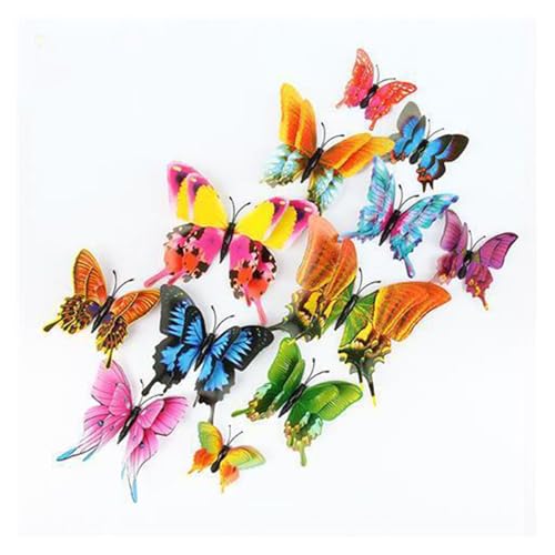 12 pcs Schmetterlingsclip, Bunte Schmetterlinge Deko mit Sicherheitsnadeln, für Kinderzimmer Deko, Dekoration Curtains, Dining Table, Büro, Verletze Deine Hand Nicht( 12 pcs Schmetterlingsclip, Bunte Schmetterlinge Deko mit Sicherheitsnadeln, für Kinderzimmer Deko, Dekoration Curtains, Dining Table, Büro, Verletze Deine Hand Nicht( von MYSUNBAR