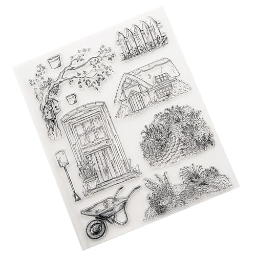Bücher und Fenster Große klare Stempel für Kartenherstellung Transparente Silikonstempel Siegel für DIY Scrapbooking und Album Bücher und Fenster Große klare Stempel für Kartenherstellung Transparente Silikonstempel Siegel für DIY Scrapbooking und Album von MYSUNBAR