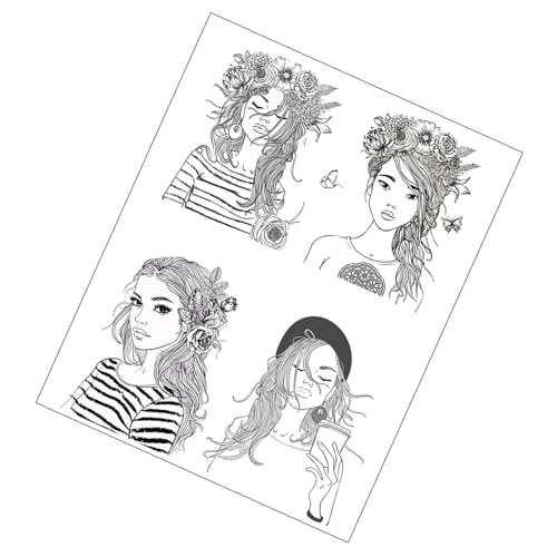 Silikon-Stempel für Mädchen, zum Selbermachen und Verzieren von Alben, Für Kartenherstellung DIY Scrapbooking Silikon-Stempel für Mädchen, zum Selbermachen und Verzieren von Alben, Für Kartenherstellung DIY Scrapbooking von MYSUNBAR