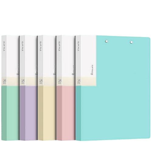MYUOOT A4 Aktenordner - Binder stanzlos mit Feder, A4 Ordner für Dokumente mit Doppelklammern, 5 Stück MYUOOT A4 Aktenordner - Binder stanzlos mit Feder, A4 Ordner für Dokumente mit Doppelklammern, 5 Stück von MYUOOT