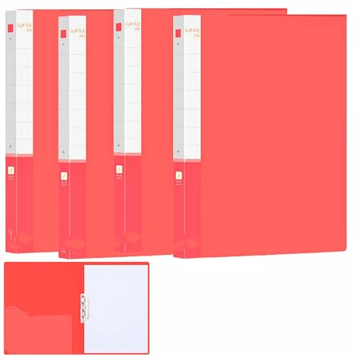 Stanzloser Klemmbinder, ringloser Ordner für 150 Seiten in Briefgröße, Dokumente, 32,5 x 24,9 cm, Aktenordner mit doppeltem Metallclip, robuster Dokumenten-Organizer für Schule, Zuhause und Büro, 4 Stanzloser Klemmbinder, ringloser Ordner für 150 Seiten in Briefgröße, Dokumente, 32,5 x 24,9 cm, Aktenordner mit doppeltem Metallclip, robuster Dokumenten-Organizer für Schule, Zuhause und Büro, 4 von MYUOOT