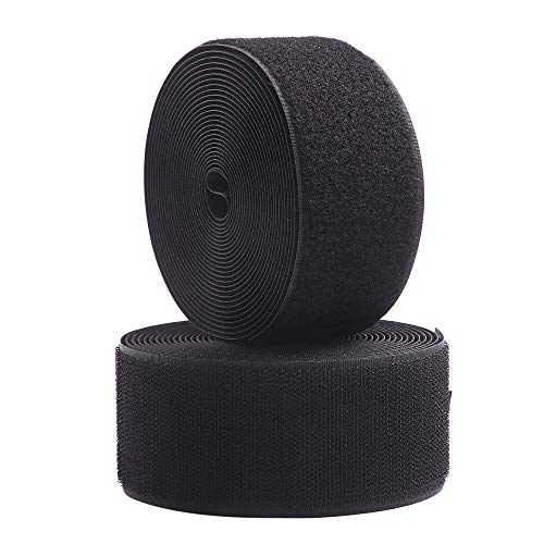 MYUREN 4.5m x 75mm Klettband zum Nähen für Stoff, 75mm Breit Klettverschluss zum Aufnähen, Nylon Klettstreifen für DIY Handwerk Rund um Startseite und Büro, Schwarz MYUREN 4.5m x 75mm Klettband zum Nähen für Stoff, 75mm Breit Klettverschluss zum Aufnähen, Nylon Klettstreifen für DIY Handwerk Rund um Startseite und Büro, Schwarz von MYUREN