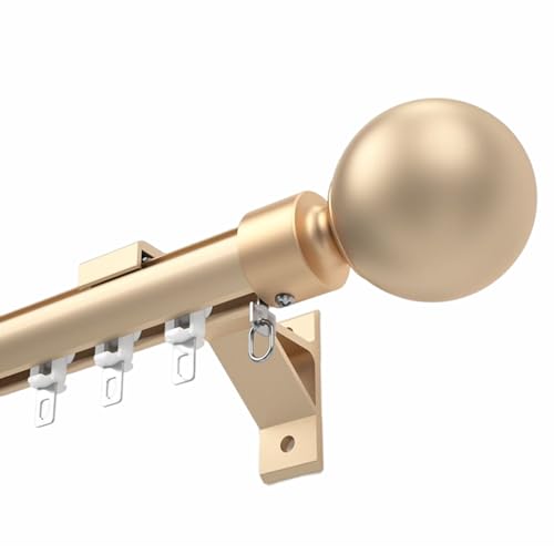 MYUYEE Aluminium-Vorhangschienen-Set Wandmontage Gardinenstange robuste Vorhangschienen für Wohnzimmer Schlafzimmer Raumteiler,C-4,5 m (3 x 1,5 m) von MYUYEE