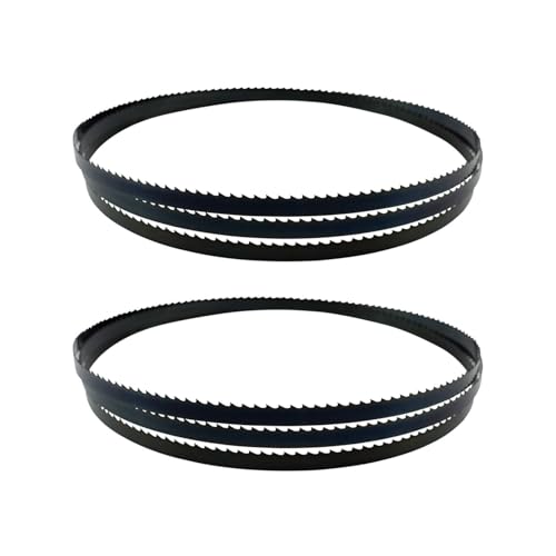 Bandsäge, 2 Stück 2820 x 13 x 0,52 mm/111 x 0,5 x 0,02 Zoll, 4 TPI Bandsägeblatt SK5 Bandsägeblätter for Holz, Metall, Holzbearbeitung von MYXJX