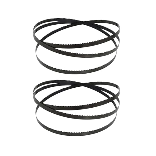 Bandsäge, 2 Stück 91-1/2 Zoll x 1/2 Zoll x 0,020 Zoll Bandsägeblätter for Holz, 2320 x 12,7 x 0,5 mm, SK5 Kohlenstoff-Federstahl, TPI 6 Bandsägeblatt von MYXJX