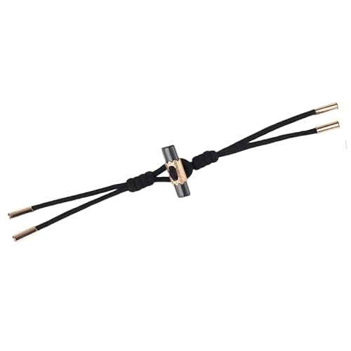 Knöpfchen, 25 x 5 cm, 6 Paar mit Seil-Knebelverschlussknöpfen, Leder-Knebelknopf for Aufnähen, Knebelverschluss for Mantel, Strickwaren, Strickjacken, Jacken(No. 19 Style Black Gray) von MYXJX