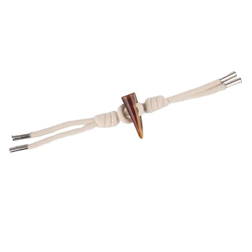 Knöpfchen, 25 x 5 cm, 6 Paar mit Seil-Knebelverschlussknöpfen, Leder-Knebelknopf for Aufnähen, Knebelverschluss for Mantel, Strickwaren, Strickjacken, Jacken(No. 22 Style Beige) von MYXJX