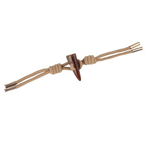 Knöpfchen, 25 x 5 cm, 6 Paar mit Seil-Knebelverschlussknöpfen, Leder-Knebelknopf for Aufnähen, Knebelverschluss for Mantel, Strickwaren, Strickjacken, Jacken(Size 10 Style Khaki) von MYXJX