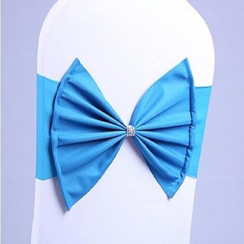 MYXJX Stuhl Schärpen, Stuhlschärpen, 100 Stück, Spandex-Stuhlschärpen for Hochzeiten, Stretch-Stuhl-Schärpen, große Fliegen for Bankett-Dekoration, Event-Party(Green) von MYXJX